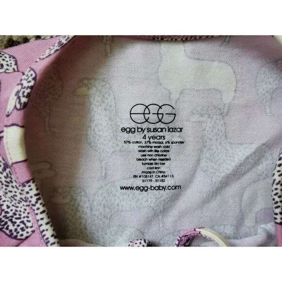 Egg New York Llama Dress 4Y NWOT - Picture 5 of 5